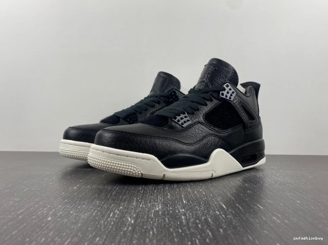 Black Jordan 4 819139-010 Retro Hair Pony 0824
